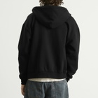 Avirex Men's Script Logo Zip Hoodie in Black