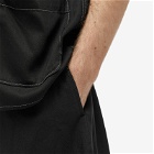 Comme des Garçons Men's Twill Garment Treated Trouser in Black