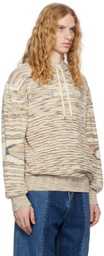 Missoni Beige Mélange Cashmere Hoodie