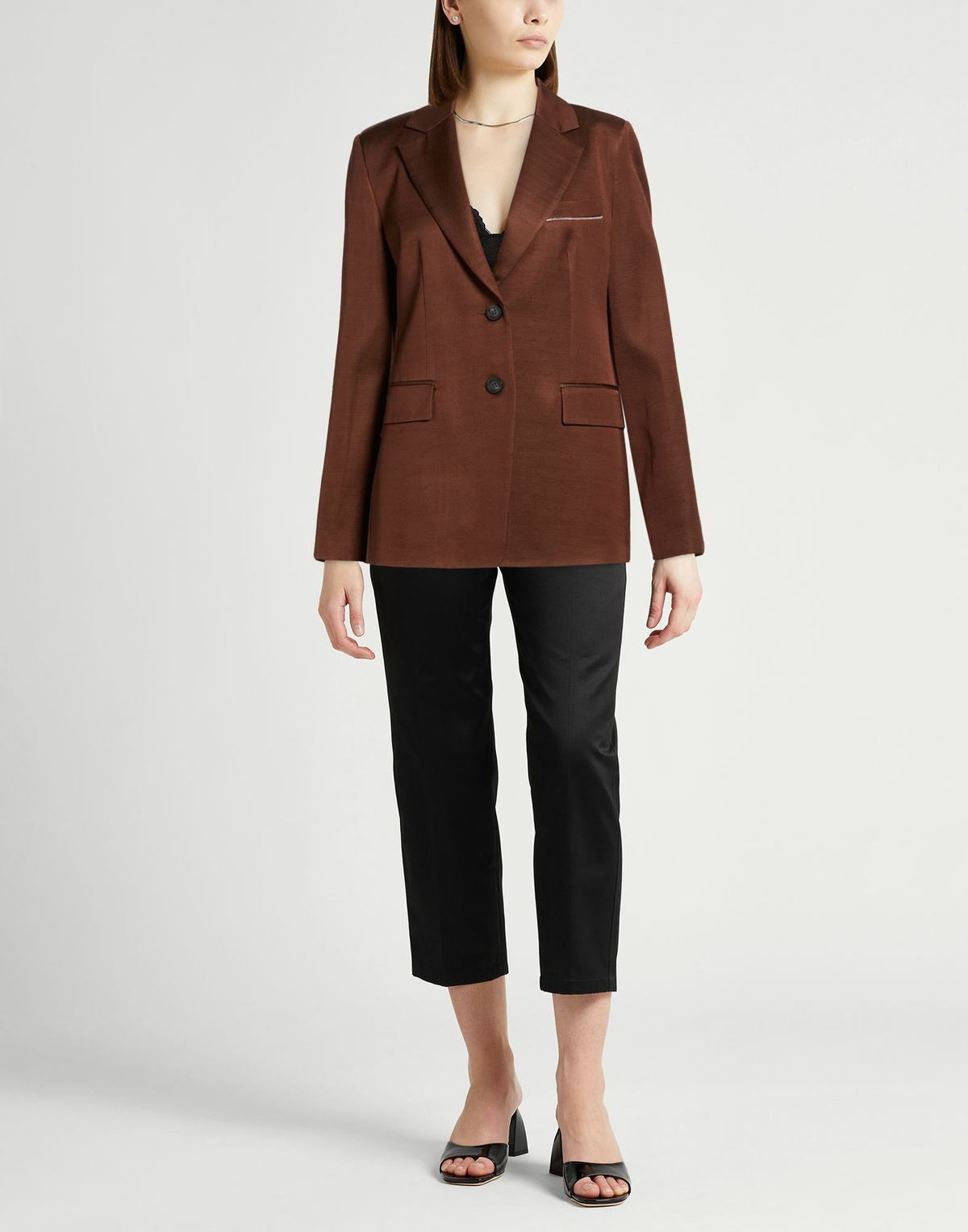 Peserico Womens Blazer in Brown