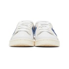 Converse White and Navy Pro Leather OG OX Sneakers