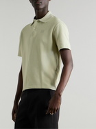 LOEWE - Logo-Embroidered Cotton-Piqué Polo Shirt - Green