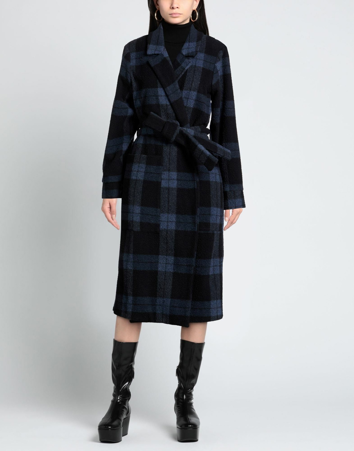 Alessia Santi Womens Coat in Blue