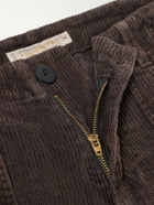 FrizmWORKS - Straight-Leg Cotton-Corduroy Trousers - Brown
