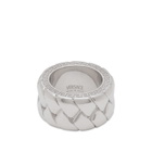 Versace Women's Ring in Palladium