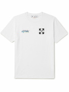 Off-White - Slim-Fit Logo-Print Cotton-Jersey T-Shirt - White