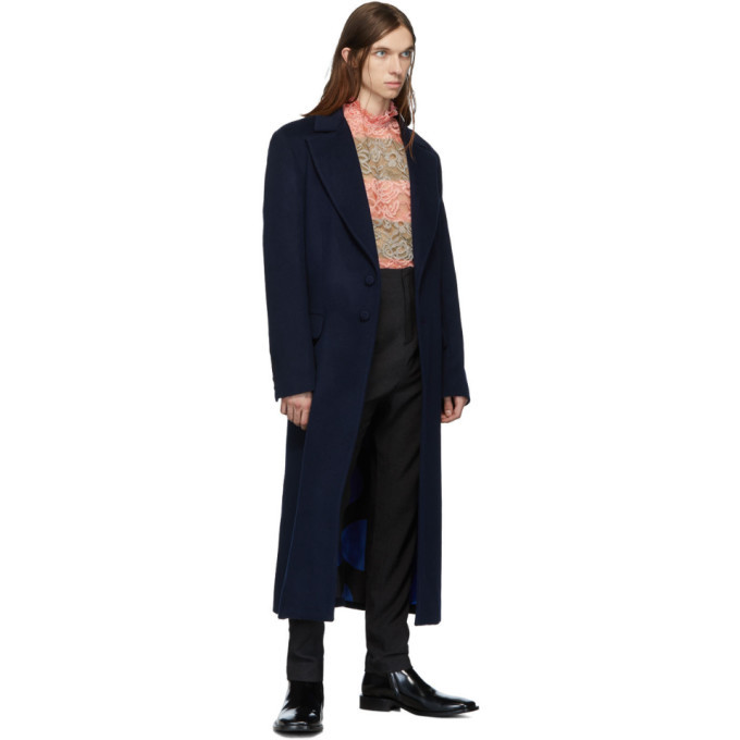 Palomo Spain Grey Wool High Waist Trousers