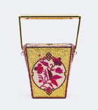 Judith Leiber Couture Take Out Box embellished clutch