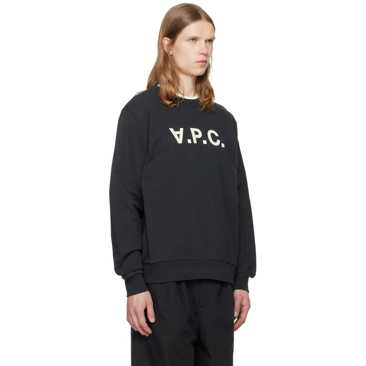 A.P.C. Black Standard Grand 'VPC' Sweatshirt