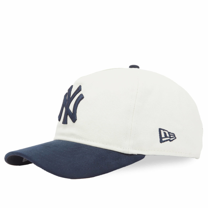 Photo: New Era NY Yankees Script Golfer Adjustable Cap in Navy 
