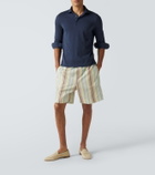 Fedeli Cotton piqué polo shirt