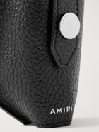 AMIRI - Full-Grain Leather Hand Sanitiser Pouch Key Fob