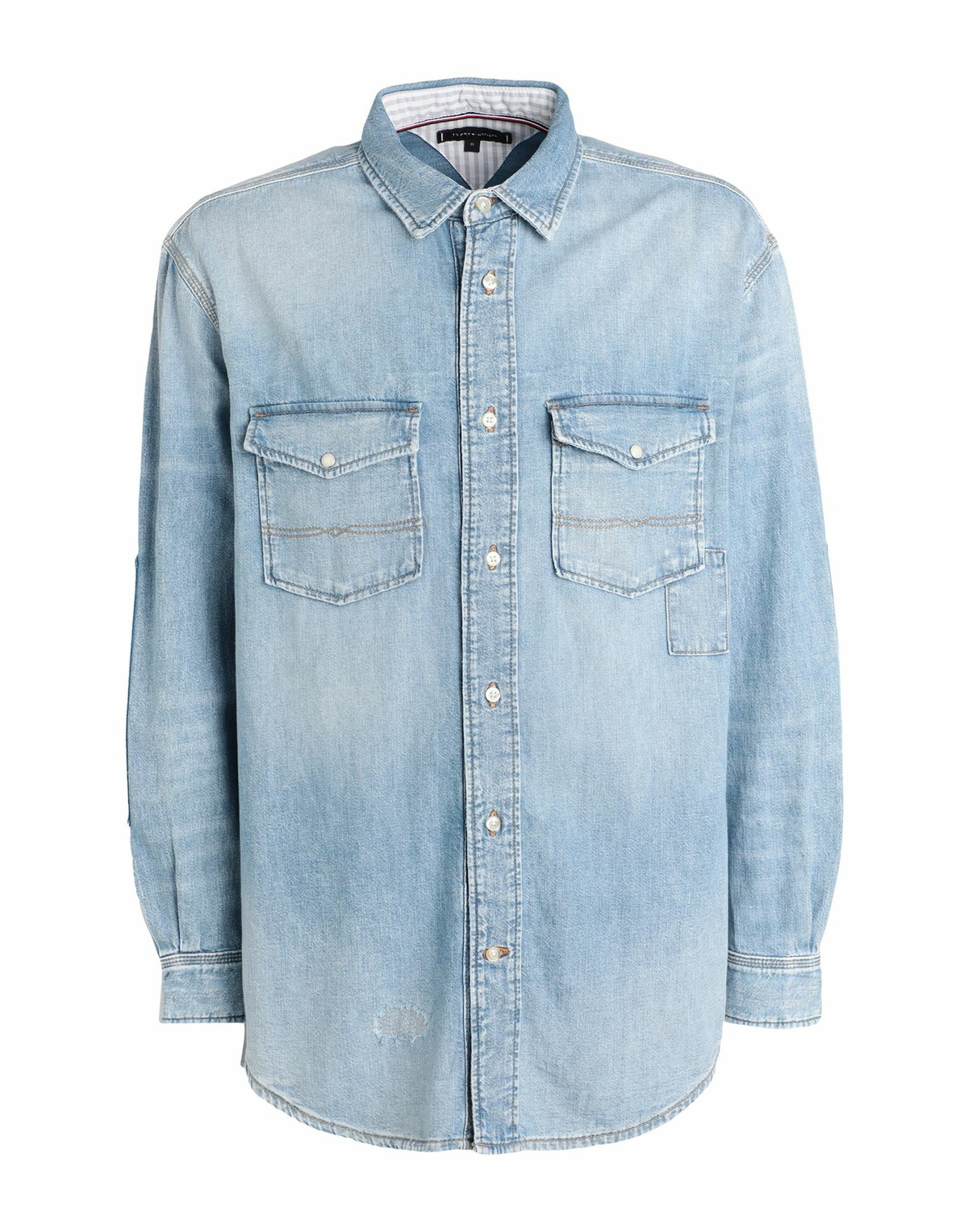 Tommy Hilfiger Mens Denim shirt in Blue