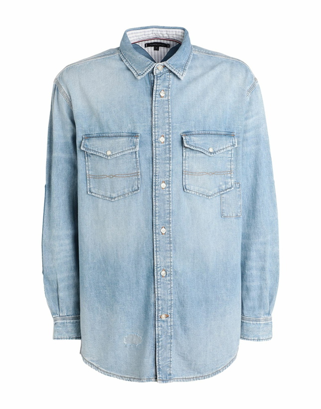 Photo: Tommy Hilfiger Mens Denim shirt in Blue