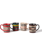 Pendleton - Set of Four Printed Ceramic Mugs