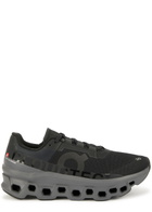 ON Cloudmonster Knitted Sneakers Black