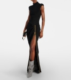Balmain Draped ankle boots