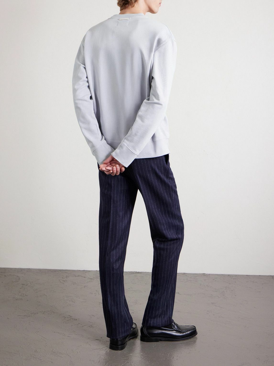 Folk - Anniversary Organic Cotton-Jersey Sweatshirt - Gray