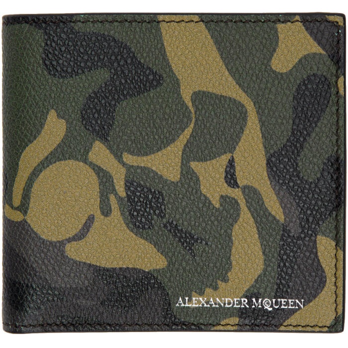 Photo: Alexander McQueen Green Camouflage Wallet 