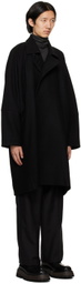 Jan-Jan Van Essche Black Button Coat