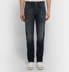 Nudie Jeans - Grim Tim Slim-Fit Organic Stretch-Denim Jeans - Men - Dark denim