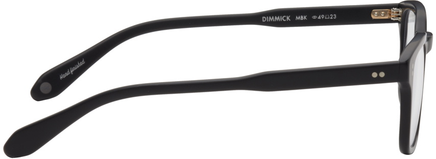 Garrett Leight Black Dimmick Glasses