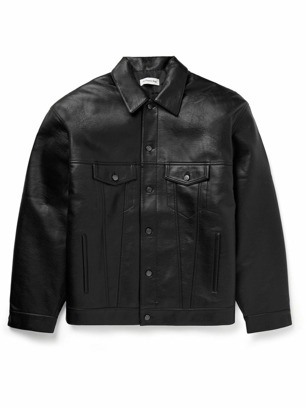 Photo: The Frankie Shop - Conan Faux Leather Jacket - Black