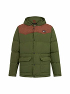 MC2 Saint Barth Man Military Green Hooded Down Jacket Baxter