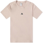 Nike Men's ACG OG Logo T-Shirt in Pink Oxford