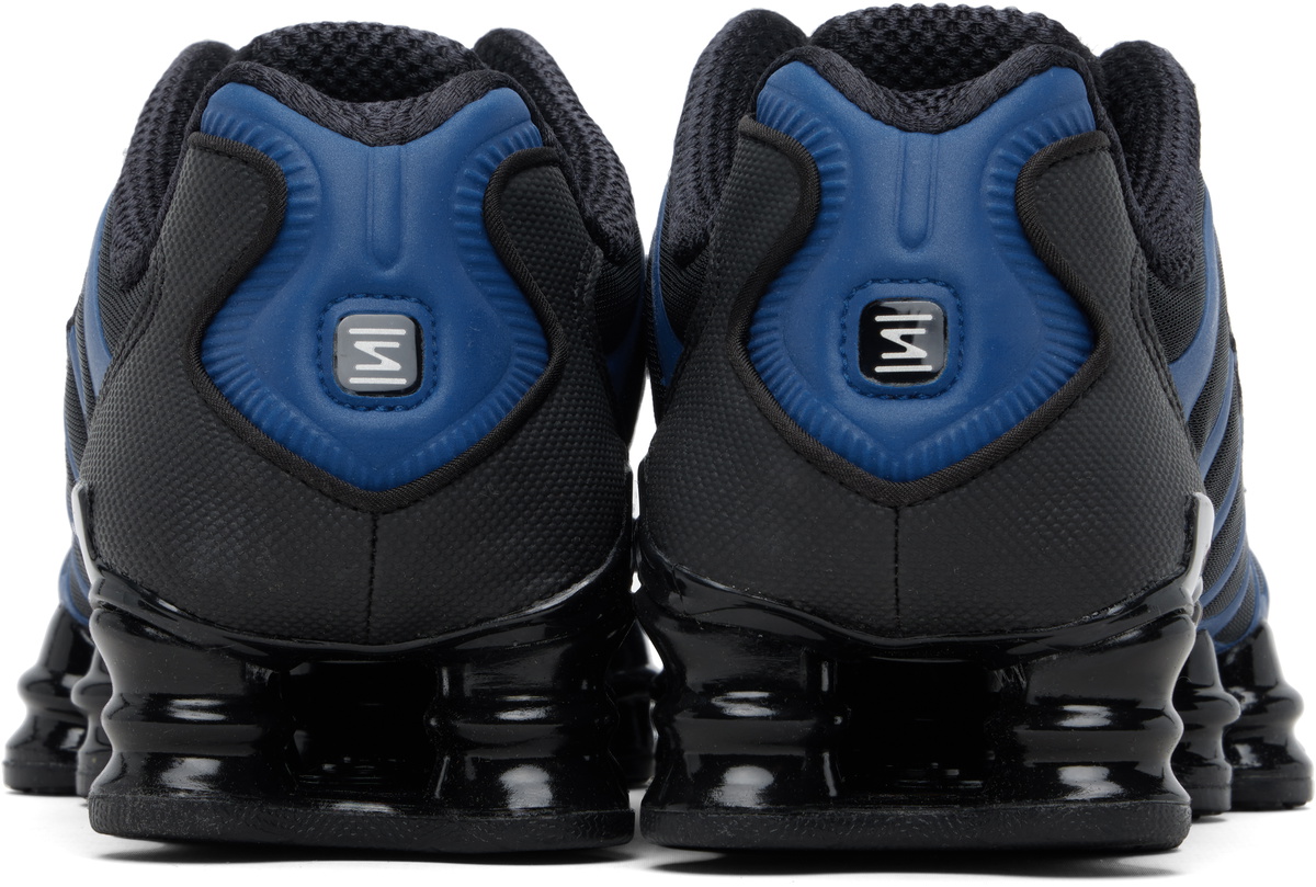 nike shox tl black blue