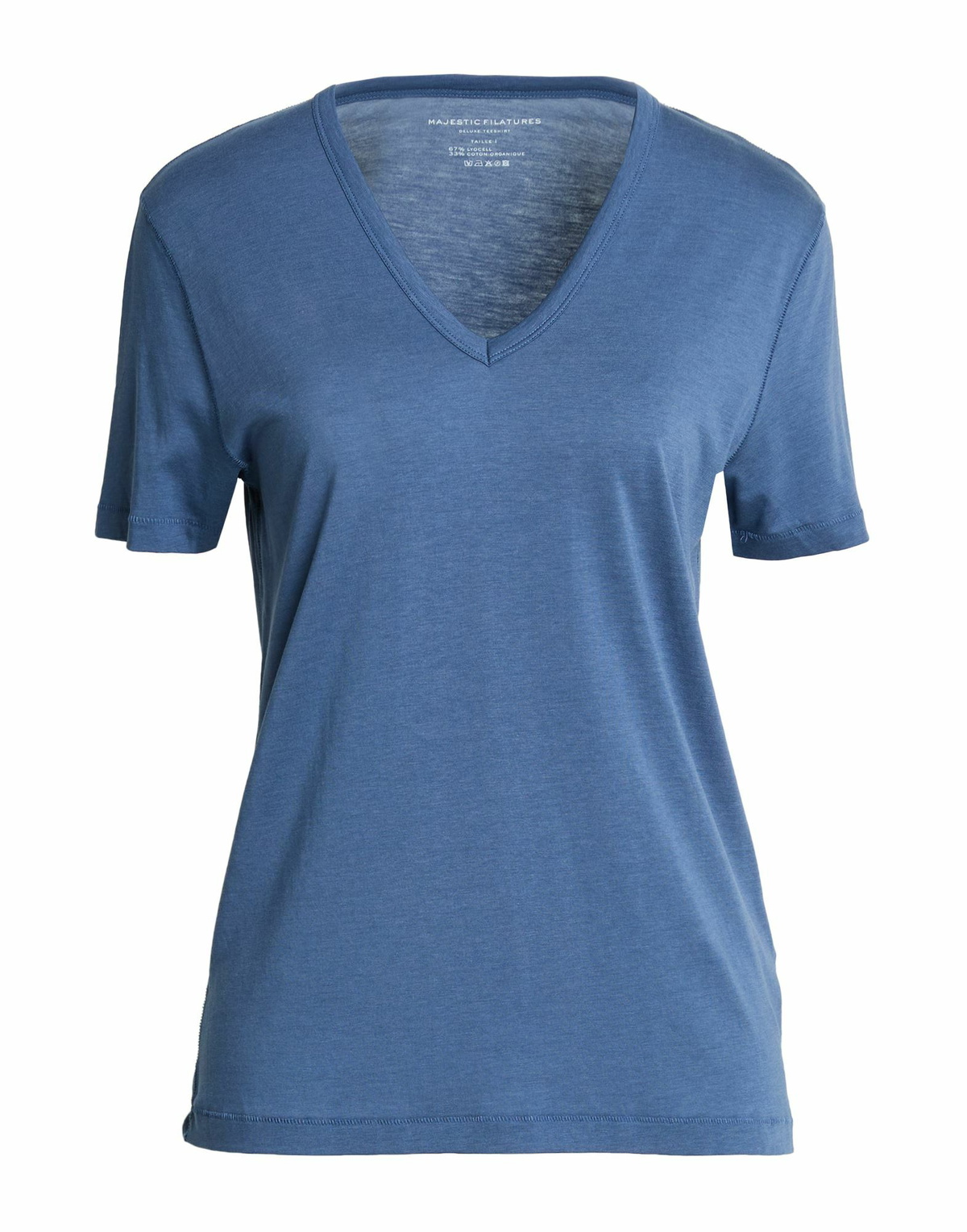 Majestic Filatures Womens T-shirt Slate in Blue