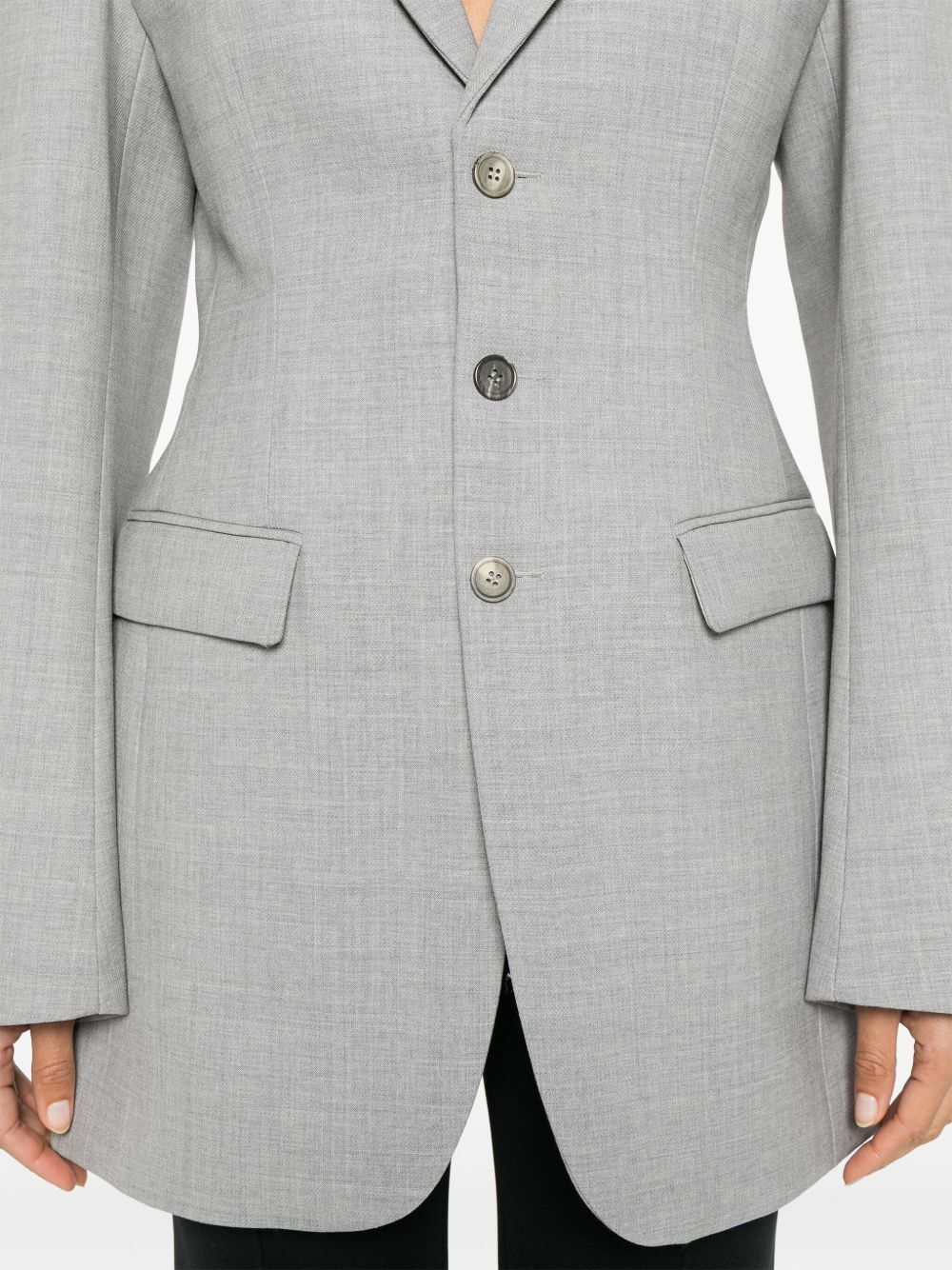 WARDROBE.NYC Single-Breasted Blazer