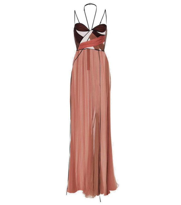 Photo: Nensi Dojaka Mae draped satin corset dress