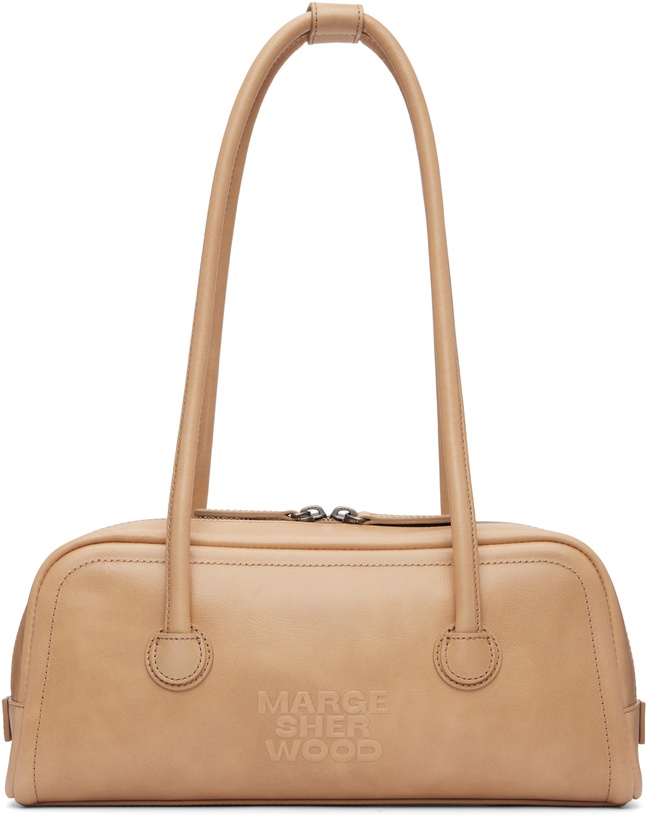 Photo: MARGESHERWOOD Beige Soft Boston EW Bag