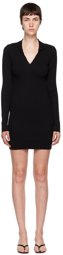 Photo: COTTON CITIZEN Black Ibiza Minidress