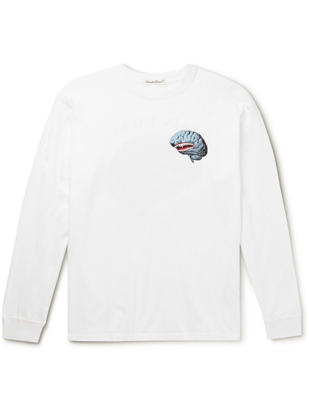 Photo: UNDERCOVER MADSTORE - Printed Cotton-Jersey T-Shirt - White