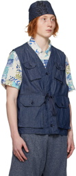 Engineered Garments Indigo C-1 Vest