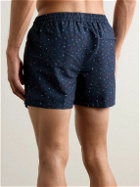 Paul Smith - Straight-Leg Mid-Length Printed Recycled Swim Shorts - Blue