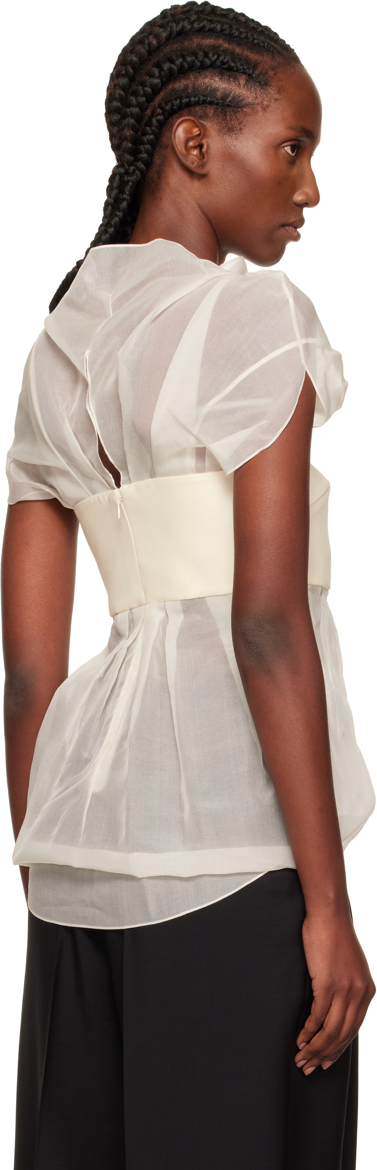 GIA STUDIOS White Moon Beam Blouse