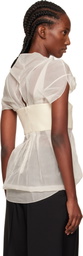 GIA STUDIOS White Moon Beam Blouse