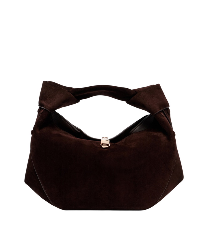 Photo: Gabriela Hearst Antonia Mini suede top handle bag