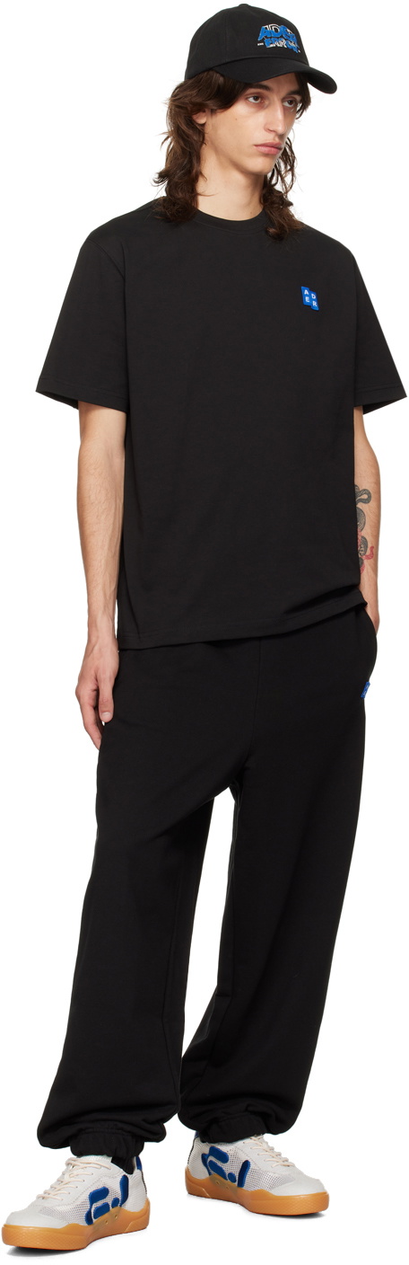 ADER error Black TRS Tag 01 Sweatpants