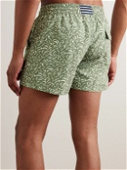 Atalaye - Hobekia Mid-Length Printed Recycled Swim Shorts - Green