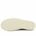Rick Owens Men's Leather Vintage Sneaks in Black/Milk/Milk