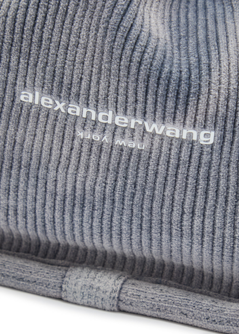 Alexander Wang Ryan Ribbed-knit top Handle bag - Light Blue - One Size