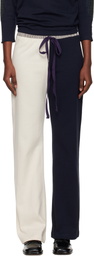 SC103 Navy & White Viola Lounge Pants