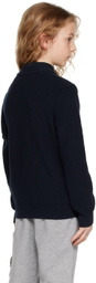 Stone Island Junior Kids Navy Zip Sweater