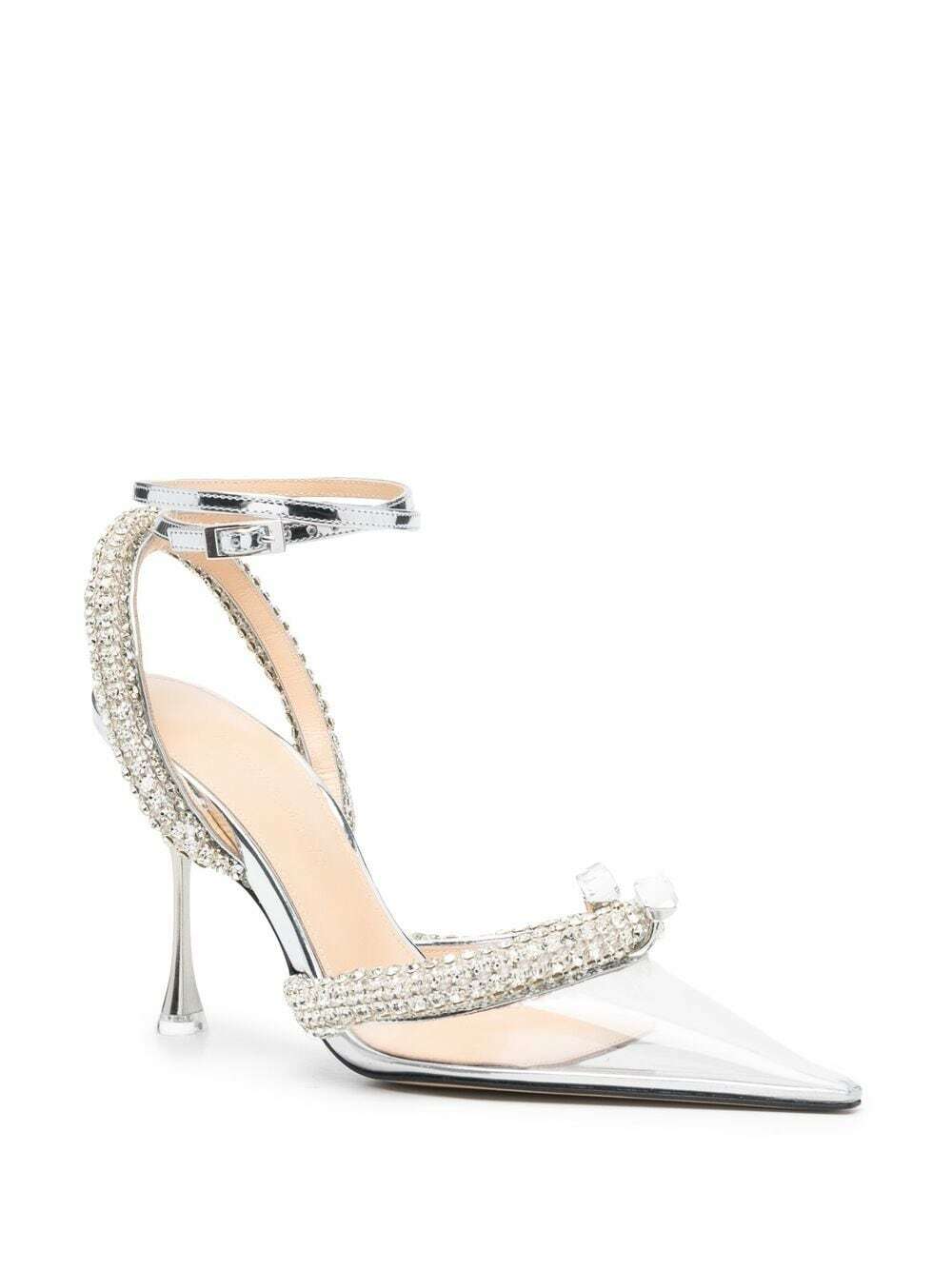 MACH & MACH - Crystal-embellished Pvc Slingback Pumps MACH & MACH