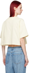 Bottega Veneta Off-White Cropped T-Shirt