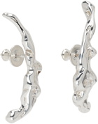 FARIS Silver Lava Earrings